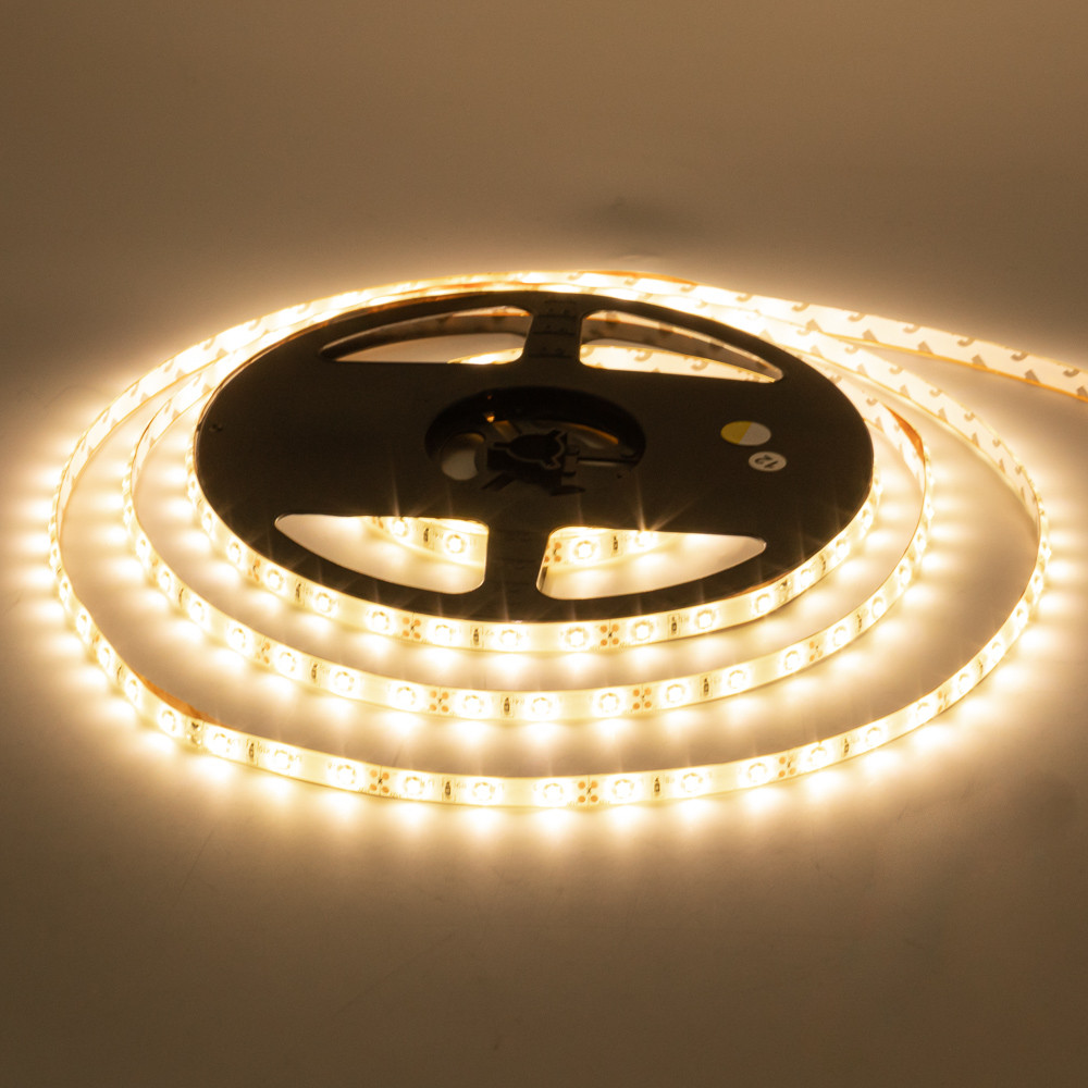 Led стрічка 12 В тепла біла AVT smd2835 60 LED/m IP20, 1 м