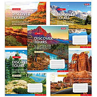 Тетради 48 л. клетка 1В "Discover Tours" 765462