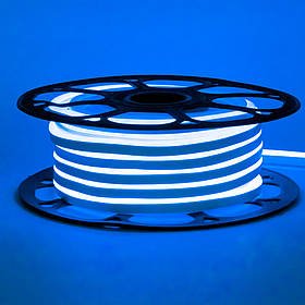 Led неон 12 В синій 8х16 пвх smd2835 120 LED/m 6 W IP65, 1 м