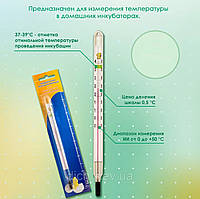 Спиртовий термометр для інкубатора