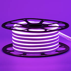 Led неон 12 В фіолетовий 8х16 пвх smd2835 120 LED/m 6 W IP65, 1 м