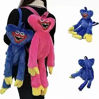 Детский рюкзак Хаги Ваги и Киси Мисси с игры Poppy Playtime, плюшевый 65/70см. 2-х цветов