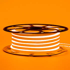 Led неон 12В жовтогарячий 8х16 пвх smd2835 120 LED/m 6 W IP65, 1 м
