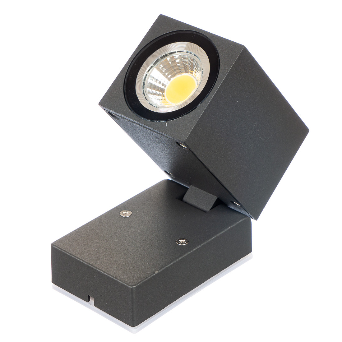 Накладне настінне декоративне підсвічування регульований колір каркасу графіт SL004dg, фото 1