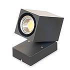 Накладне настінне декоративне підсвічування регульований колір каркасу графіт SL004dg, фото 2