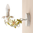 Бра - білий на 1 свічку з кольоровим декором (SA018/1), фото 2