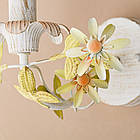 Бра - білий на 1 свічку з кольоровим декором (SA018/1), фото 3