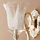 Бра золоте у формі квітки з кришталевим декором (OU042/1W), фото 5