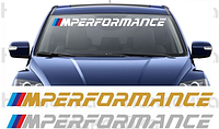Виниловая наклейка на авто - M Performance BMW  размер 50 см