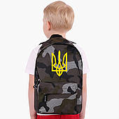 Дитячий рюкзак Герб України (9263-3790-CG) Камуфляж