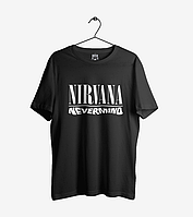 Черная футболка Nirvana Nevermind унисекс футболки Нирвана Курт Кобейн