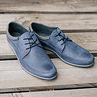 Мужская обувь из синей кожи 41 и 44 размер