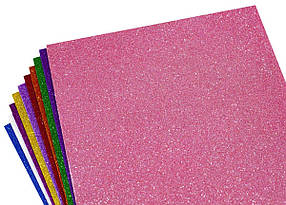 Фоаміран з гліттером мікс 2мм 20x30см 10 аркушів 8962KNZ KNZ