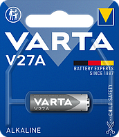 Батарейка VARTA V27A 12V BL1 ALKALINE 20mAh.