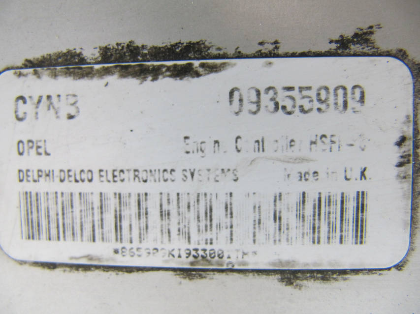 ハルページ ЭБУ блок управления двигателя Опель Астра G Opel Astra G 1.4-1.6