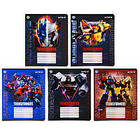 Комплект школьных тетрадей Kite Transformers 12 листов в линию 25 шт TF22-234_25pcs