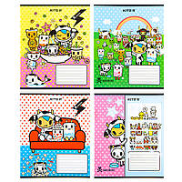 Комплект школьных тетрадей Kite tokidoki 12 листов в косую линию 25 шт TK22-235_25pcs