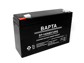 Акумуляторна батарея BAPTA 6В 12,0Ач BP-1400 10шт 7923