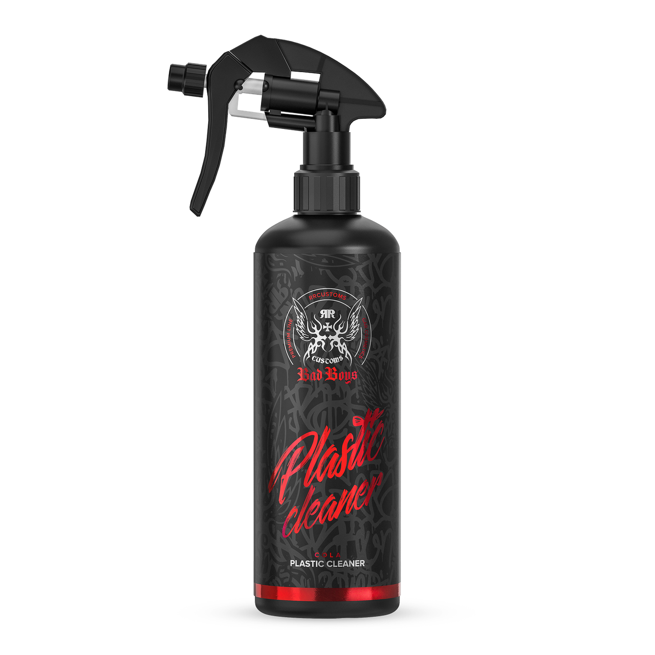 Очисник пластику в салоні й екстер'єрі автомобіля — BAD BOYS Plastic Cleaner Cola 500ml, фото 1