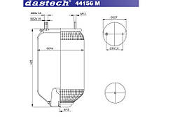 Пневмоподушка ROR, FRUEHAUF, SMB 4156NP05