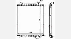 Радіатор із рамою Renault Premium/Lender — NIS 67206