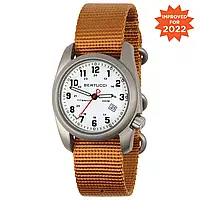 Мужские часы Bertucci 12205 A-2T ORIGINAL CLASSIC - WHITE W/ CICADA ORANGE NYLON BAND