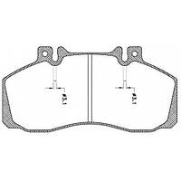 Передні/задні гальмівні колодки Vario Mercedes 609-814 FVR1522