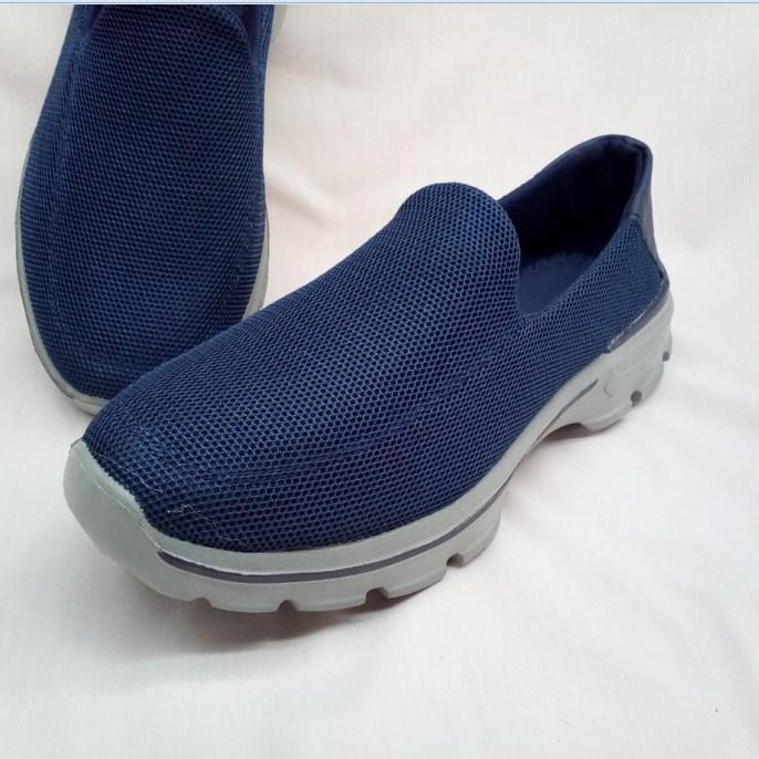 Сліпони мокасини спортивні  жіночі текстильні сині р 39 25 см