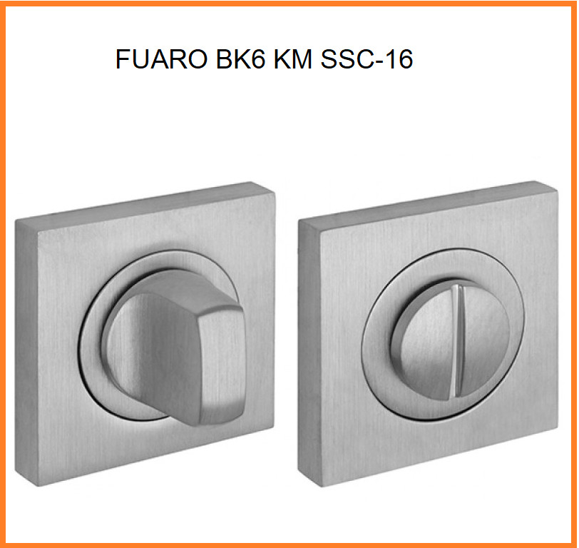 FUARO Ручка поворотна BK6 КM SSC-16 сатинований хром