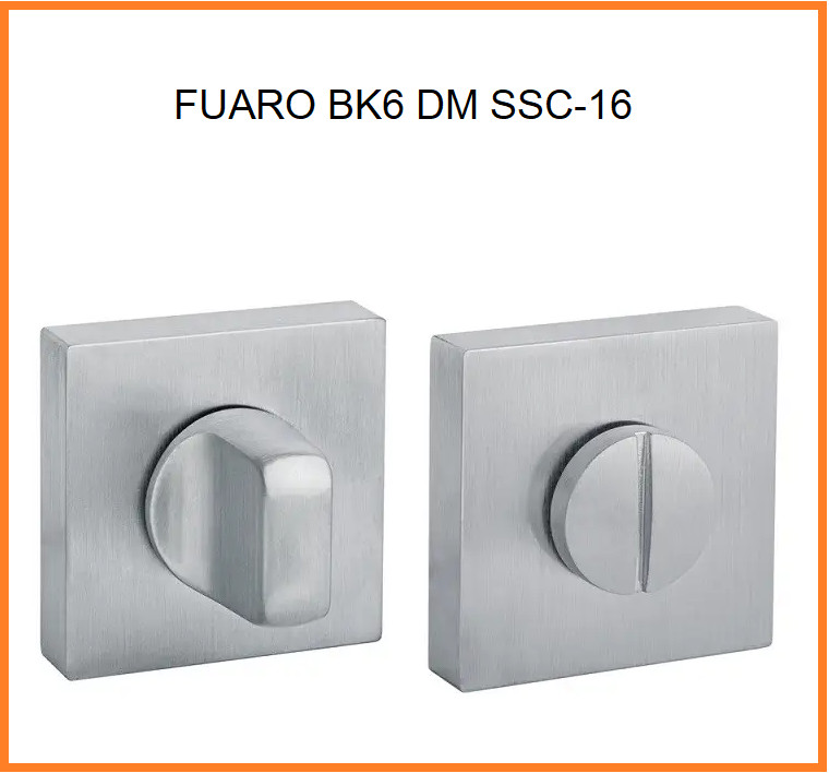 FUARO Ручка поворотна BK6 DM SSC-16 сатинований хром