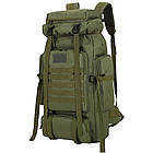 Рюкзак тактичний армійська олива 60л Darvall US-495, фото 2