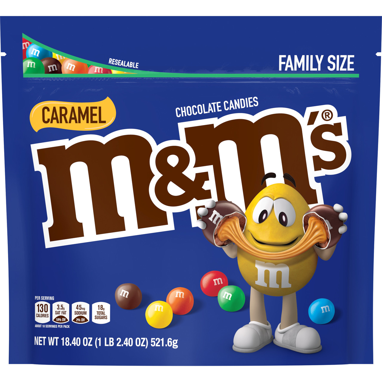 Драже M&M's Caramel Family Size 521.6g