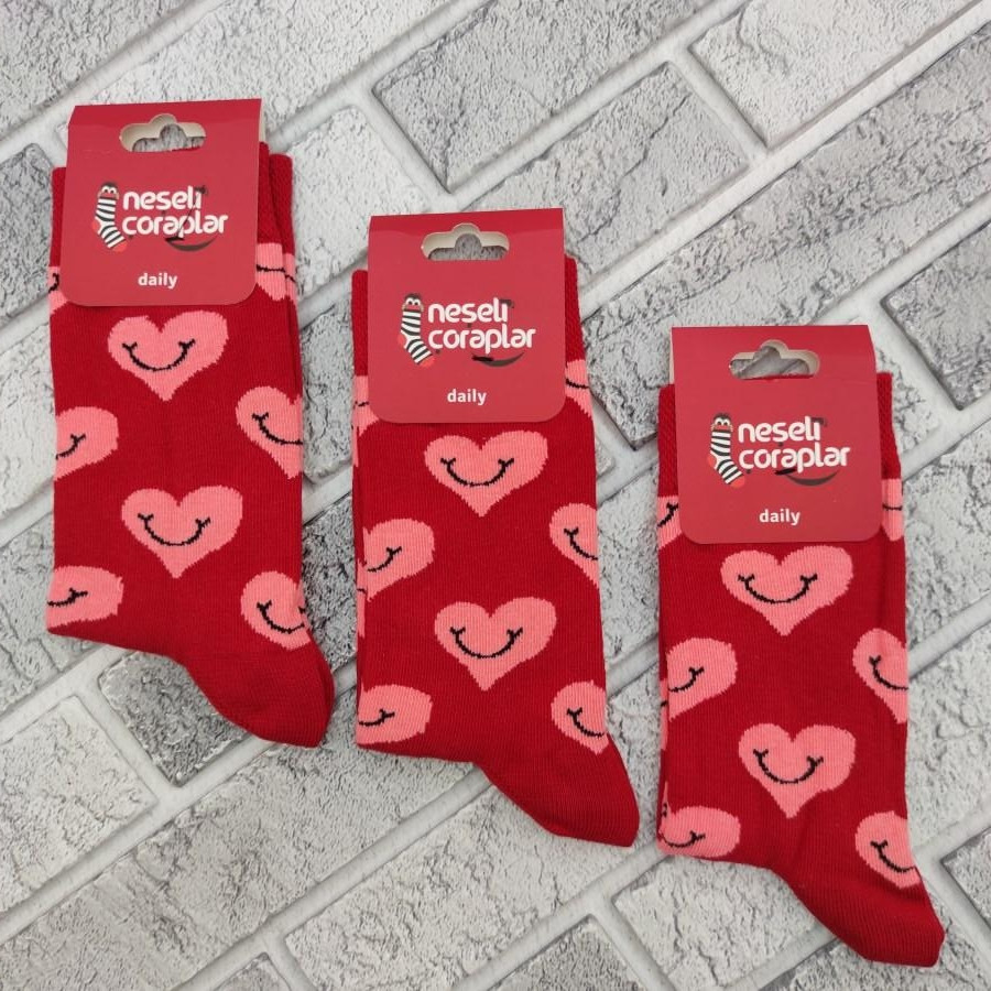 Шкарпетки високі весна/осінь Neseli Coraplar Love Heart 7111 Туреччина one size (37-41р) 20033323