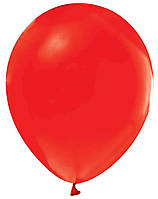 Латексна повітряна кулька без малюнка Balonevi Червоний пастель, 12" 30 см