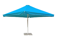 Торговый зонт 4х4 метра голубой