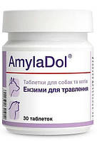 Витаминно-минеральный комплекс Dolfos AmylaDol (для собак и котов при нарушении пищеварения) 30т