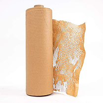 Стільниковий крафт-папір PaperPack, рулон - 42 см х 50 м, коричневий, фото 2