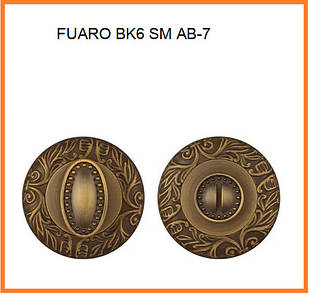 FUARO, Ручка поворотна BK6 SM AB-7 матова бронза