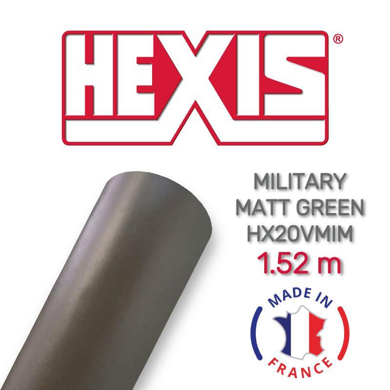 Hexis Military Green Matt HX20VMIM - Військово-зелена матова плівка, 1.524 м