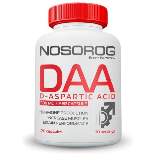 Стимулятор тестостерону Nosorog DAA, 120 капсул