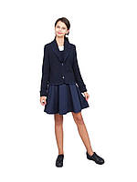 Пиджак школьный для девочки п-1097 рост 164 170 тм "Попелюшка" синий