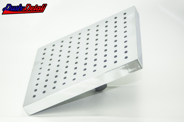 Лійка стельова квадратна для душової кабіни 180 мм на 180 мм