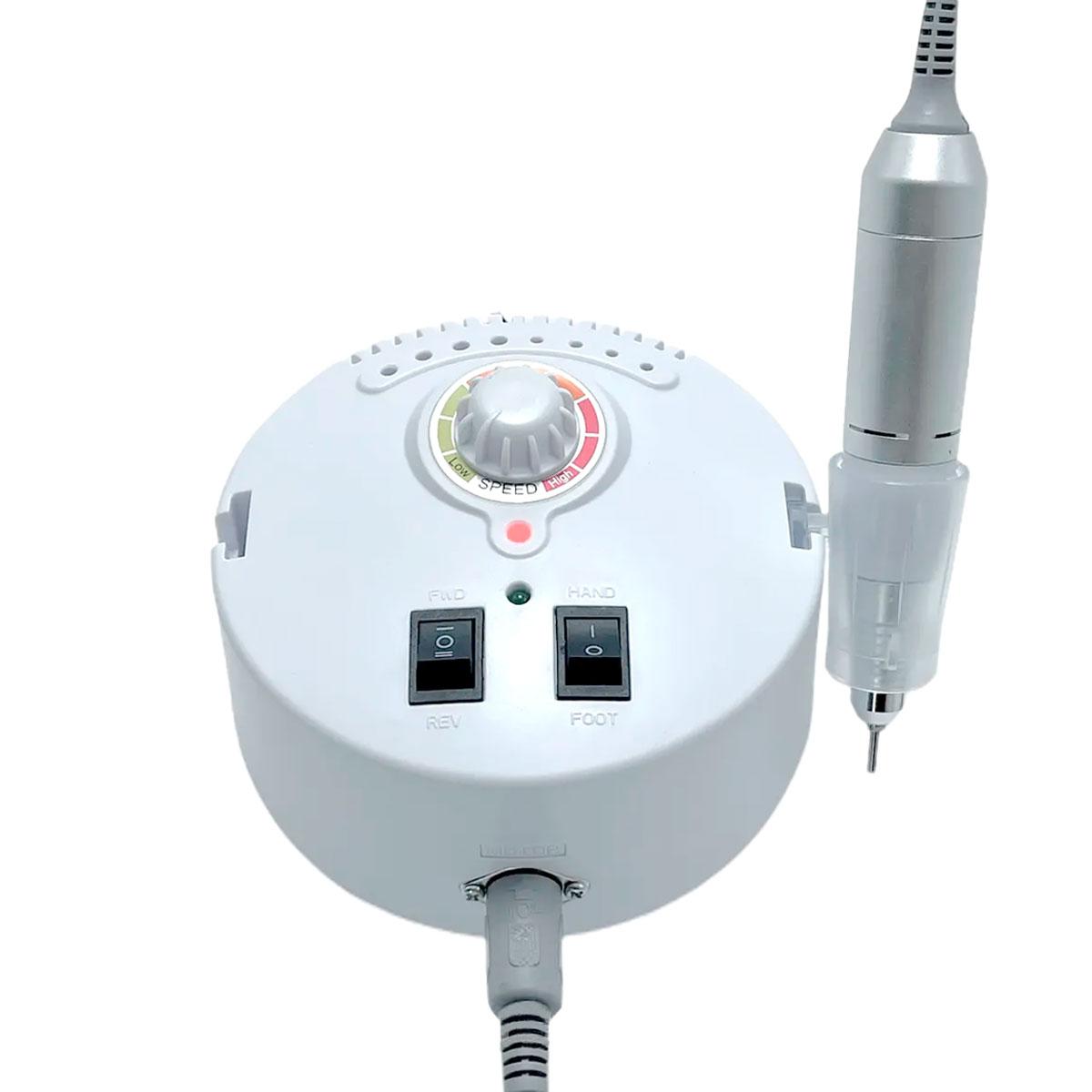 Фрезер для манікюру та педикюру Nail Drill ZS-605 (білий), 45000 об/хв