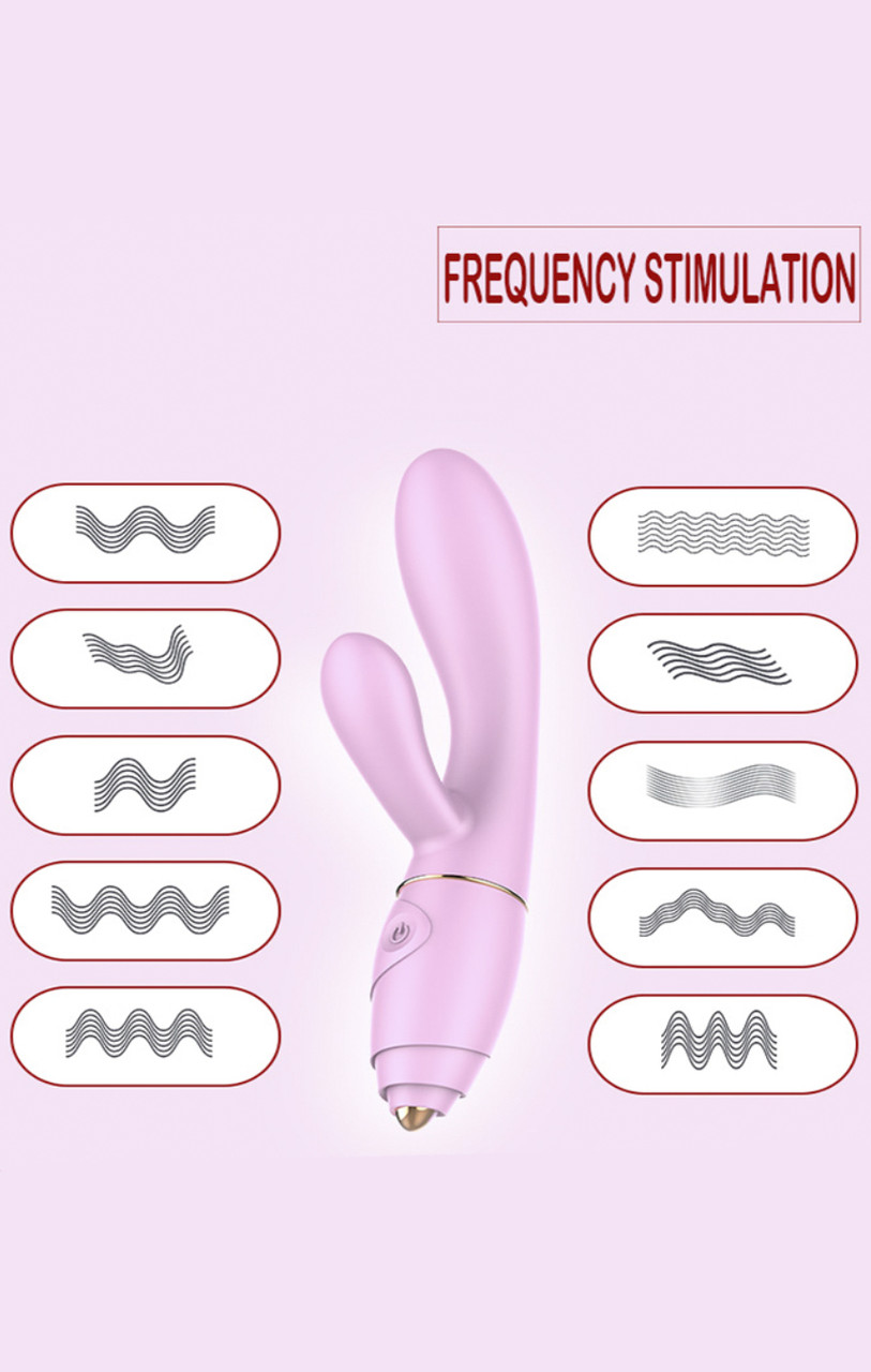Вібратор Parrot 10 режимів вібрації рожевий, фото 1