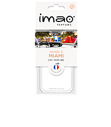 Ароматизована карта (освіжувач повітря) Вечір в Майамі (Soirée à Miami) пластина IMAO Made in France.