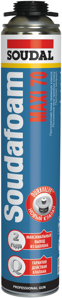 Пена Монтажная Пистолетная Soudafoam MAXI 70 870 Мл. — Купить Недорого ...