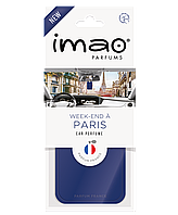 Ароматизована карта (освіжувач повітря) Вихідні в Парижі (Week-end à Paris) IMAO Made in France.