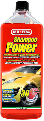 Ma-Fra Shampo Power - Автошампунь для миття кузова авто 1л, фото 1