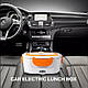 Ланч бокс з підігрівом The Electric Lunch Box 12V, Автомобільний контейнер для підігріву їжі в машину, Червоний, фото 8