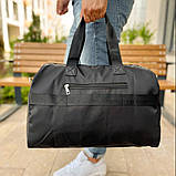 Чоловіча сумка чорна BIG з тканини нейлонова стильна міська, фото 2
